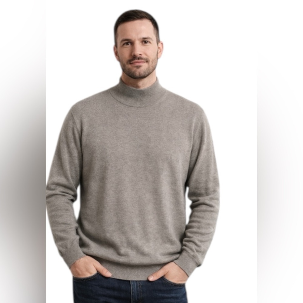 🧥 Suéter Club Room 100% Merino Wool Cuello Alto – XXL